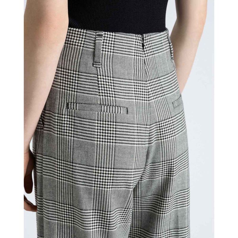 Cue European Houndstooth Check Wide Leg Pant image number 2